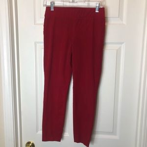 Talbots Skinnu ankle pants   Burgundy size 2P